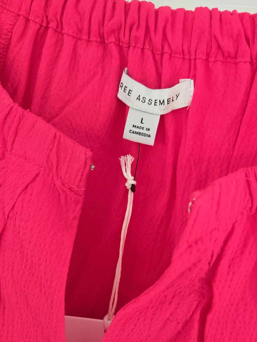 Free Assembly Fuschia Tunic Dress Size Large New With Tags - Picture 2 of 8